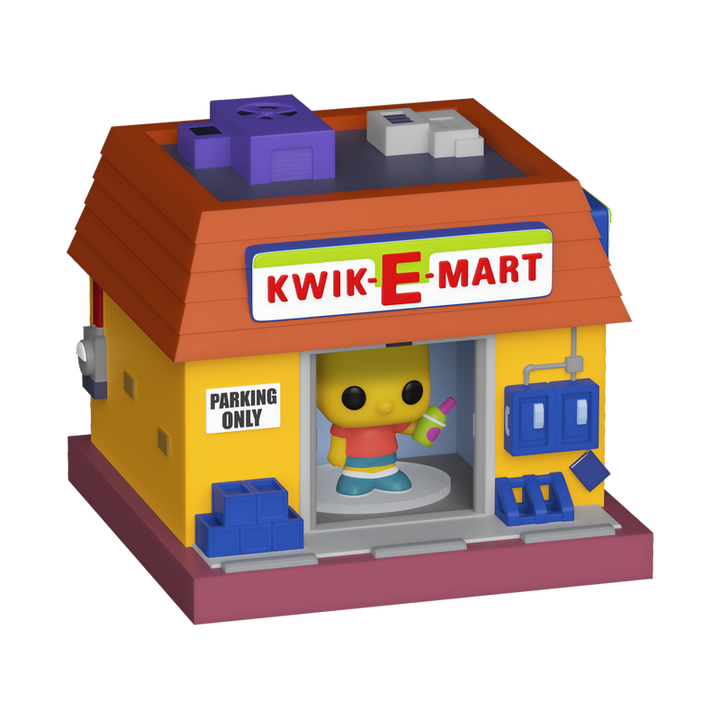 Funko The Simpsons Bart & Kwik-E-Market Bitty Pop! Town Vinyl Figure