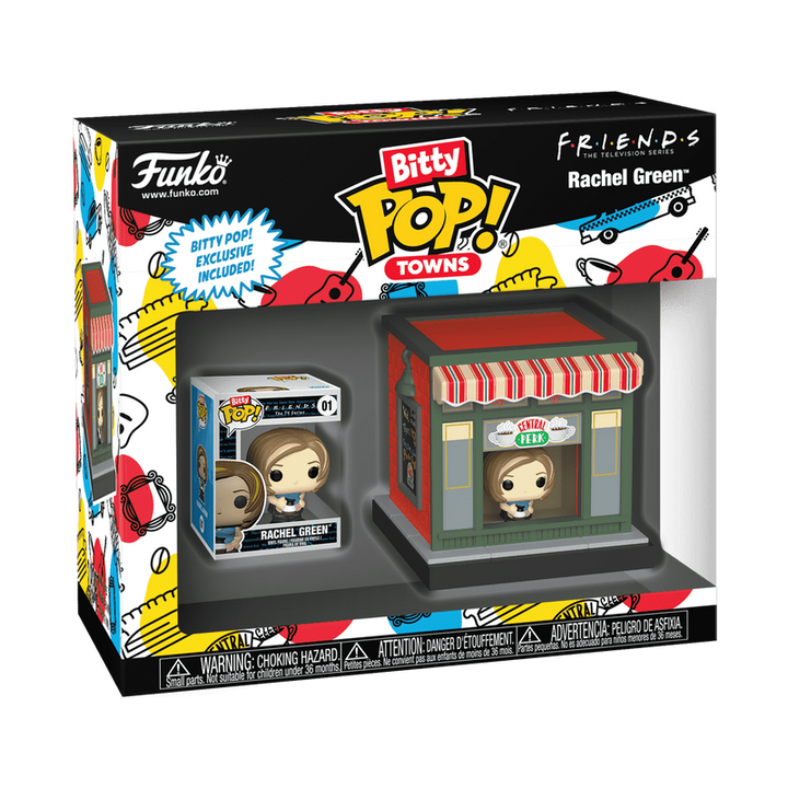 Funko Friends Rachel Green and Central Park Bitty Pop! Town Vinyl Figure