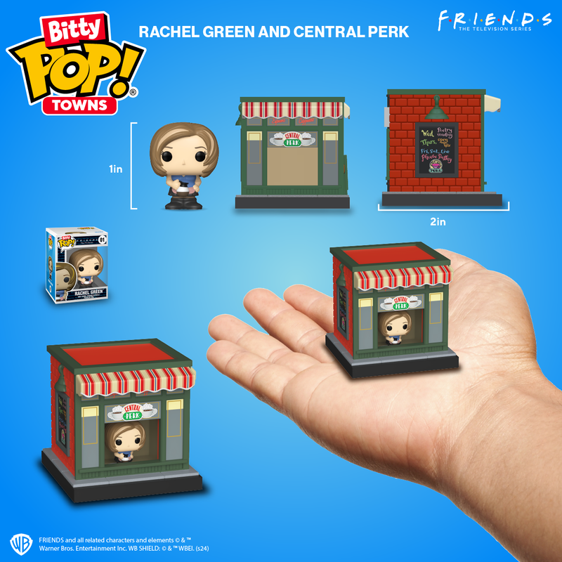 Funko Friends Rachel Green and Central Park Bitty Pop! Town Vinyl Figure