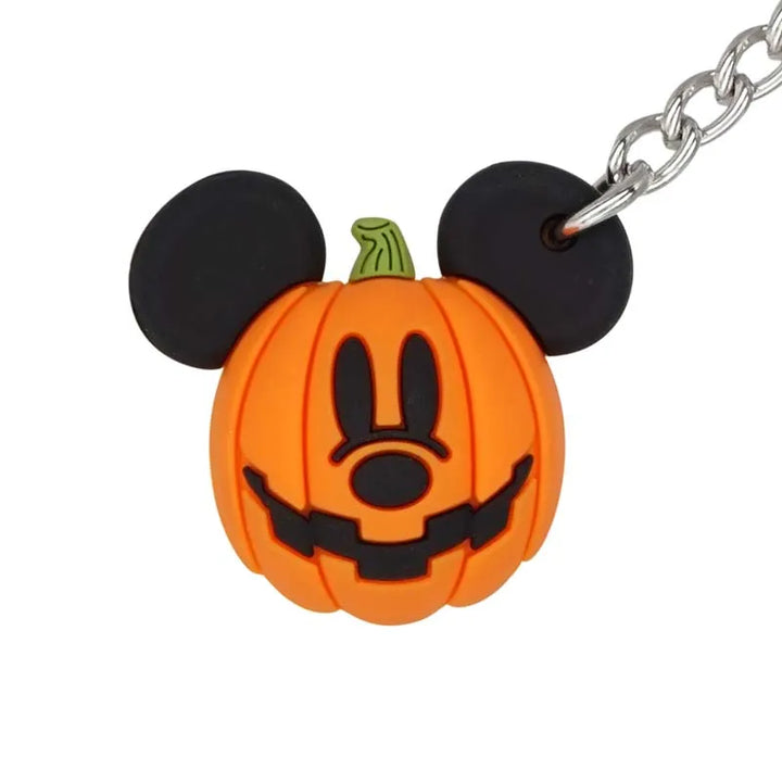 Disney Halloween Mickey Pumpkin Icon Ball Keychain