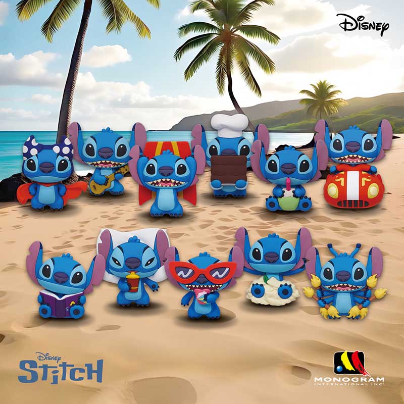 Disney Stitch Series 7 3D Foam Bag Clip