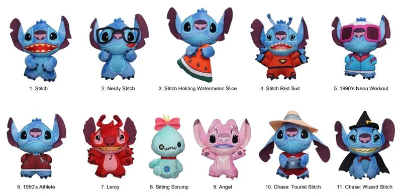 Disney Lilo & Stitch Plush Bag Clip Series 1