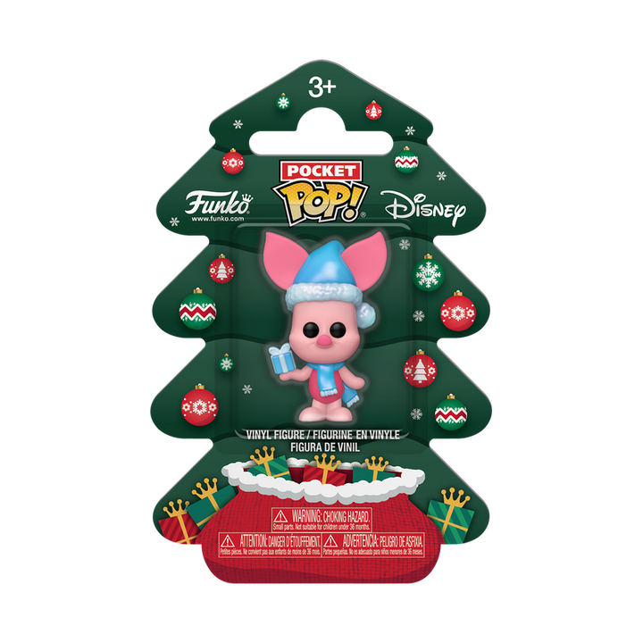 Funko Disney Winnie the Pooh Piglet (Holiday Tree) Pocket Pop! Vinyl Figure