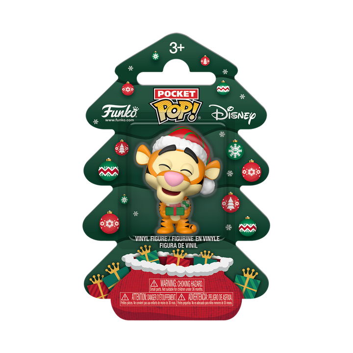 Funko Disney Winnie the Pooh Tigger (Holiday Tree) Pocket Pop! Vinyl Figure