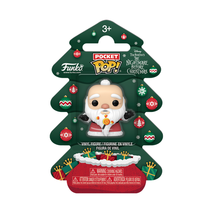 Funko Disney The Nightmare Before Christmas Sandy Claws (Holiday Tree) Pocket Pop! Vinyl Figure