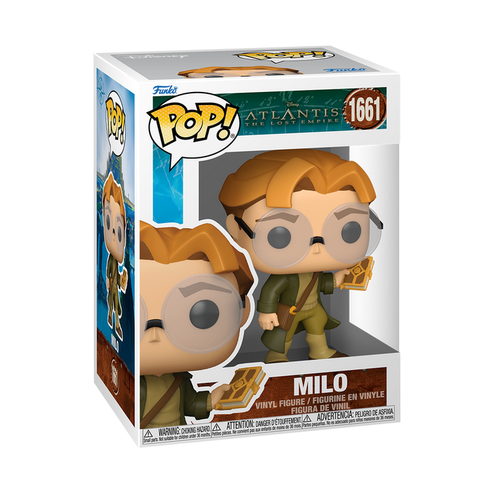Funko Disney Atlantis: The Lost Empire Milo Pop! Vinyl Figure