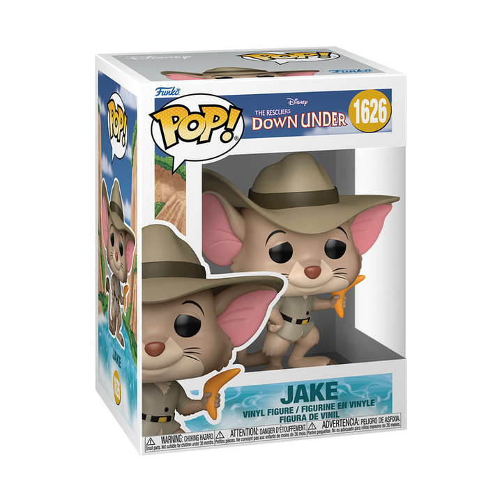 Funko Disney The Rescuers Down Under 35th Anniversary Jake with Boomerang Pop! Vinyl Figure