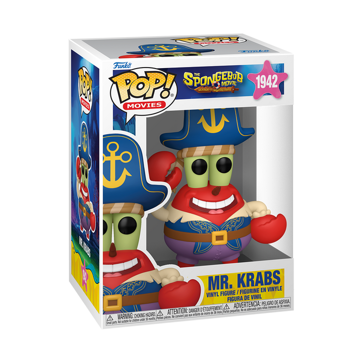 Funko Nickelodeon SpongeBob SquarePants Mr. Krabs Pirate Pop! Vinyl Figure