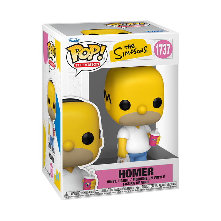 Funko The Simpsons Homer w/Krusty Burger Pop! Vinyl Figure