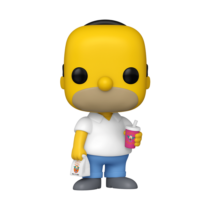 Funko The Simpsons Homer w/Krusty Burger Pop! Vinyl Figure