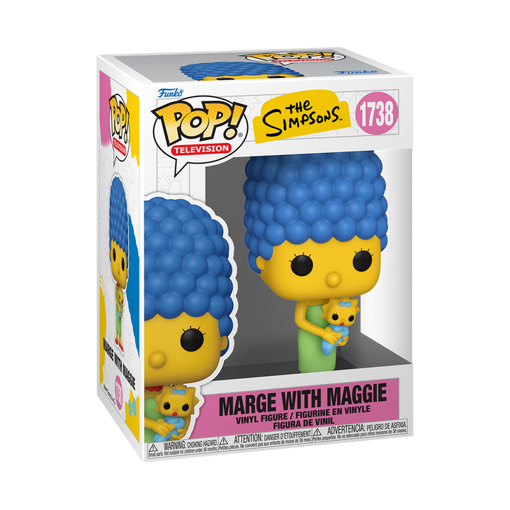 Funko The Simpsons Marge w/Maggie Pop! Vinyl Figure