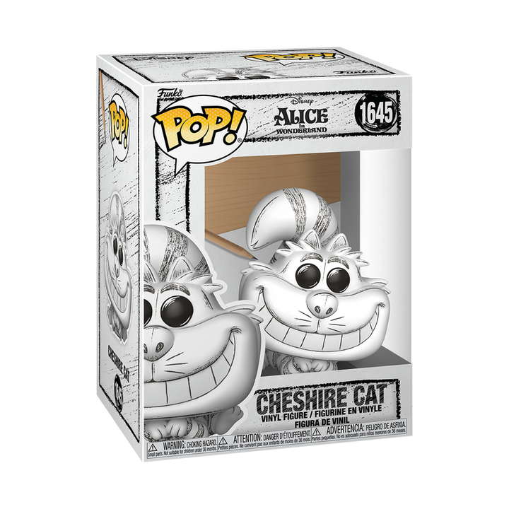 Funko Disney Alice in Wonderland Cheshire Cat (Sketched Deco) Pop! Vinyl Figure