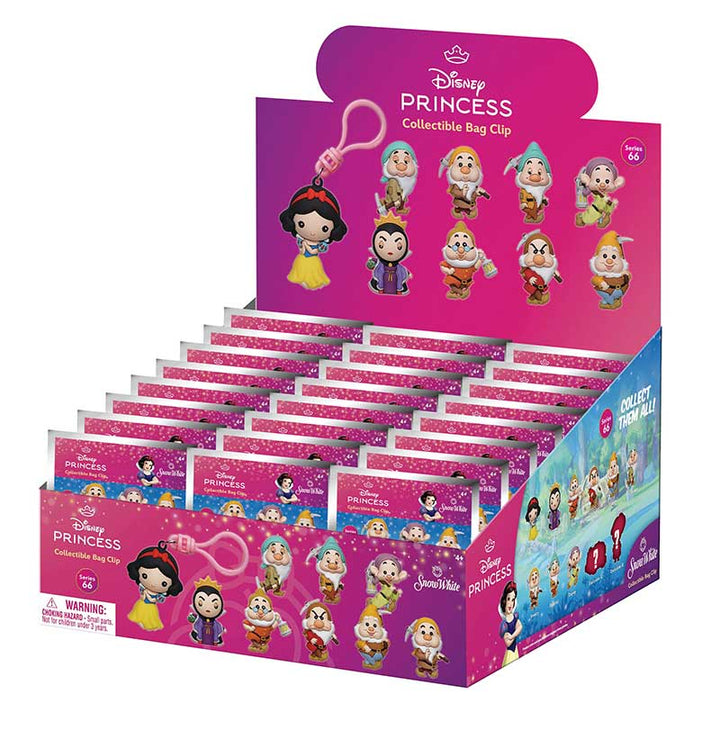Disney Snow White and the Seven Dwarfs Classic Series 66 3D Foam Bag Clip
