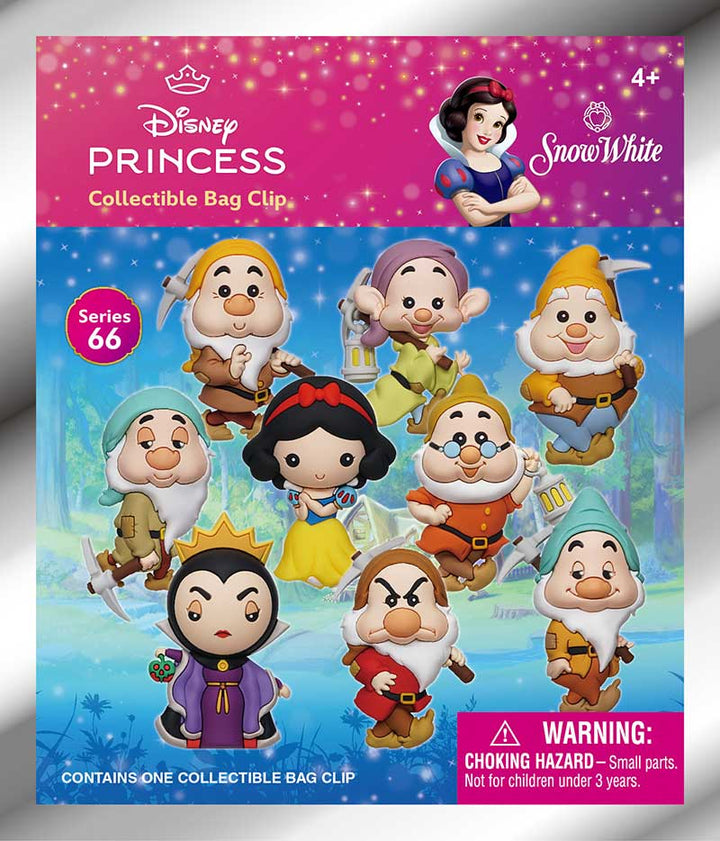Disney Snow White and the Seven Dwarfs Classic Series 66 3D Foam Bag Clip