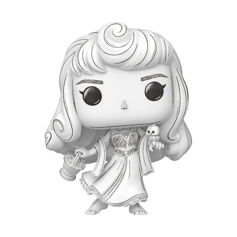 Funko Disney Sleeping Beauty Princess Aurora (Sketched Deco) Pop! Vinyl Figure