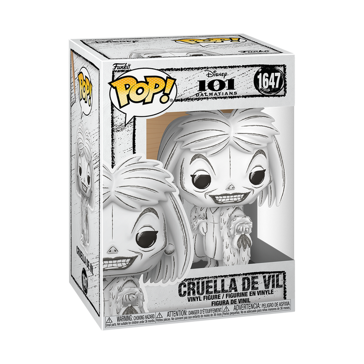 Funko Disney 101 Dalmatians Cruella de Vil (Sketched Deco) Pop! Vinyl Figure