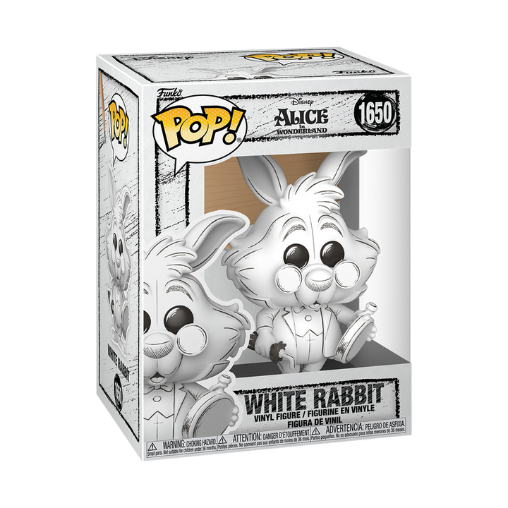 Funko Disney Alice in Wonderland White Rabbit (Sketched Deco) Pop! Vinyl Figure