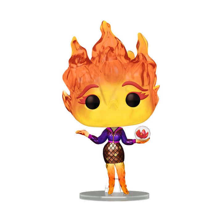 Funko Disney Pixar Elementals Ember Lumen w/Vivisteria Flower Pop! Vinyl Figure