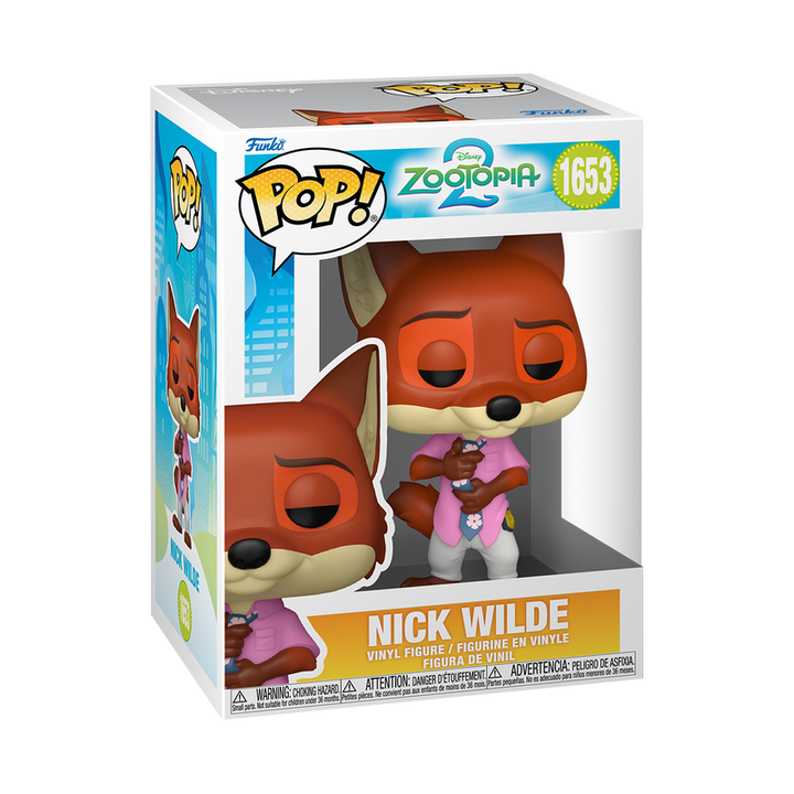 Funko Disney Zootopia 2 Nick Wilde Pop! Vinyl Figure