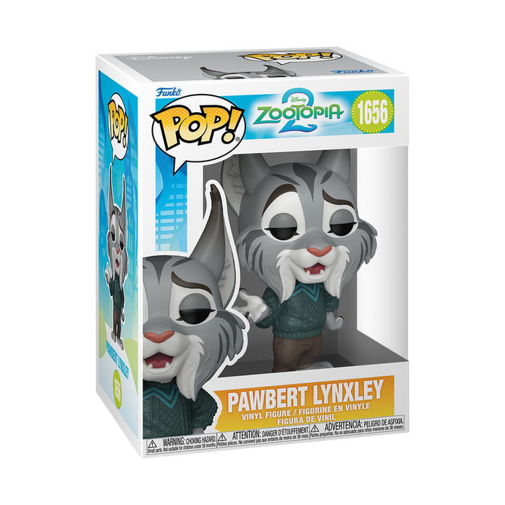 Funko Disney Zootopia 2 Pawbert Lynxley Pop! Vinyl Figure