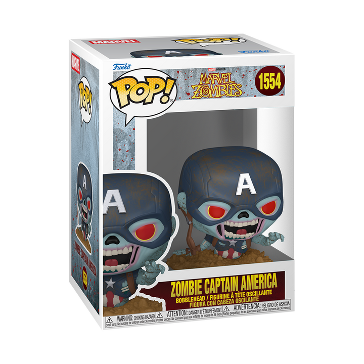 Funko Marvel Zombies Captain America Pop! Vinyl Figure