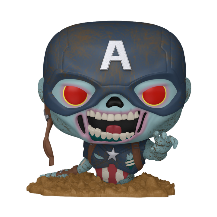 Funko Marvel Zombies Captain America Pop! Vinyl Figure