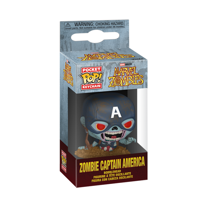 Funko Pocket Pop! Keychain Marvel Studios Zombie Captain America