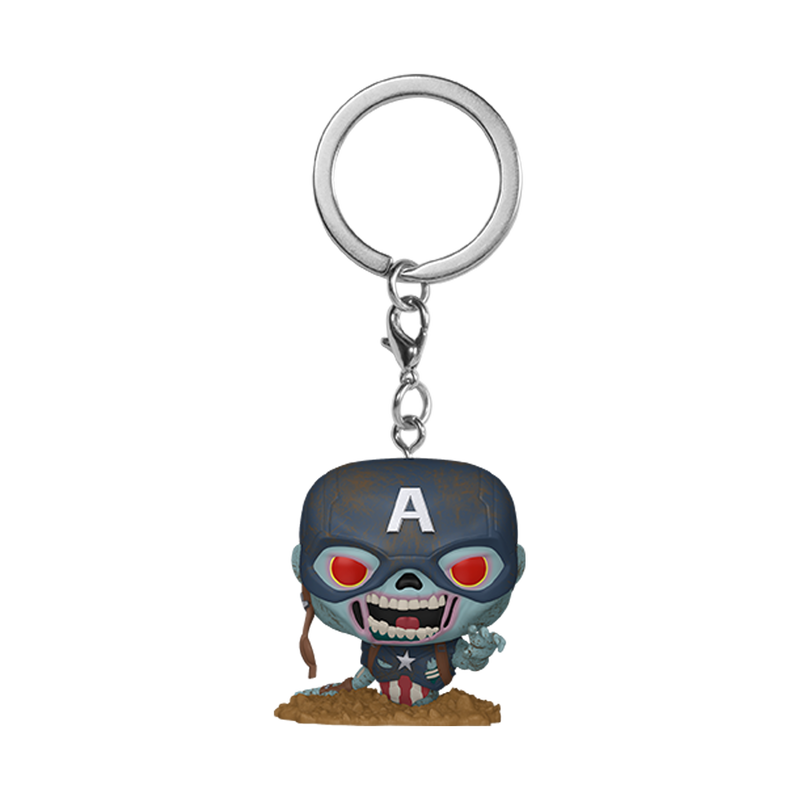 Funko Pocket Pop! Keychain Marvel Studios Zombie Captain America