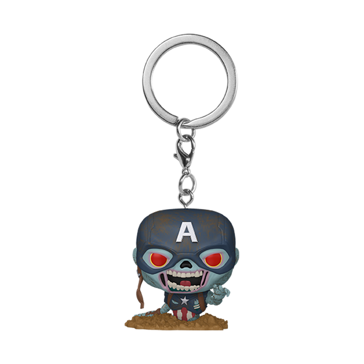 Funko Pocket Pop! Keychain Marvel Studios Zombie Captain America