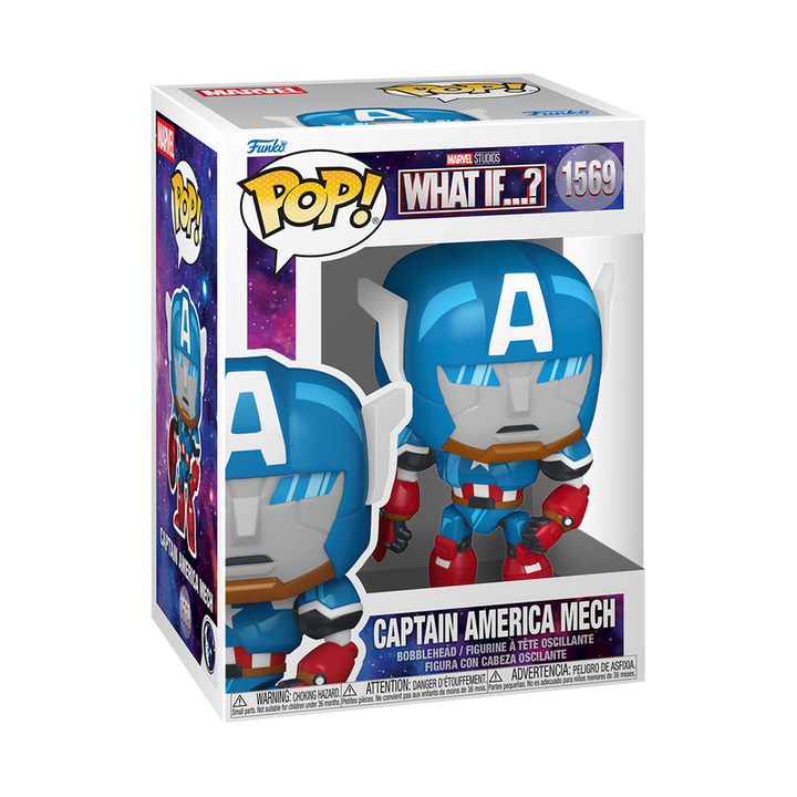 Funko Marvel Studios What If? Captain America Mech Pop! Vinyl Figure