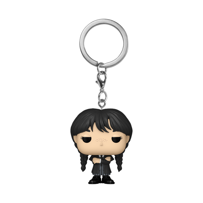 Funko Pocket Pop! Keychain Netflix Wednesday Addams (Black Coat)