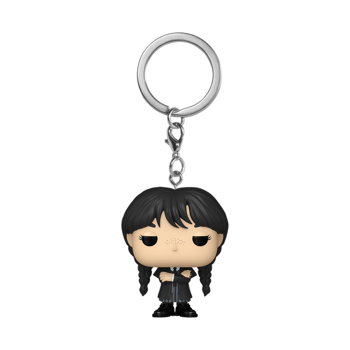 Funko Pocket Pop! Keychain Netflix Wednesday Addams (Black Coat)