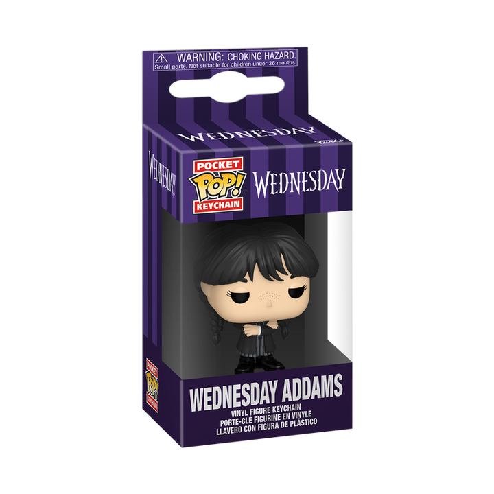 Funko Pocket Pop! Keychain Netflix Wednesday Addams (Black Coat)