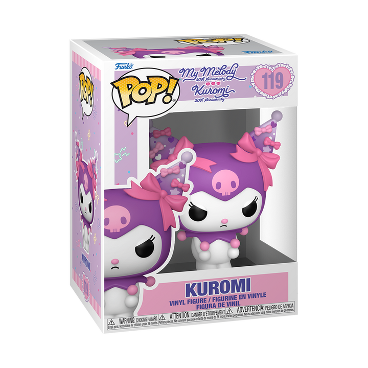 Funko Sanrio Kuromi (Grumpy) 20th Anniversary Pop! Vinyl Figure