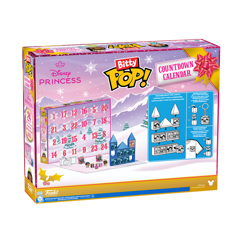 Funko Disney Princess Holiday Advent Calendar Bitty Pop! Vinyl Figure