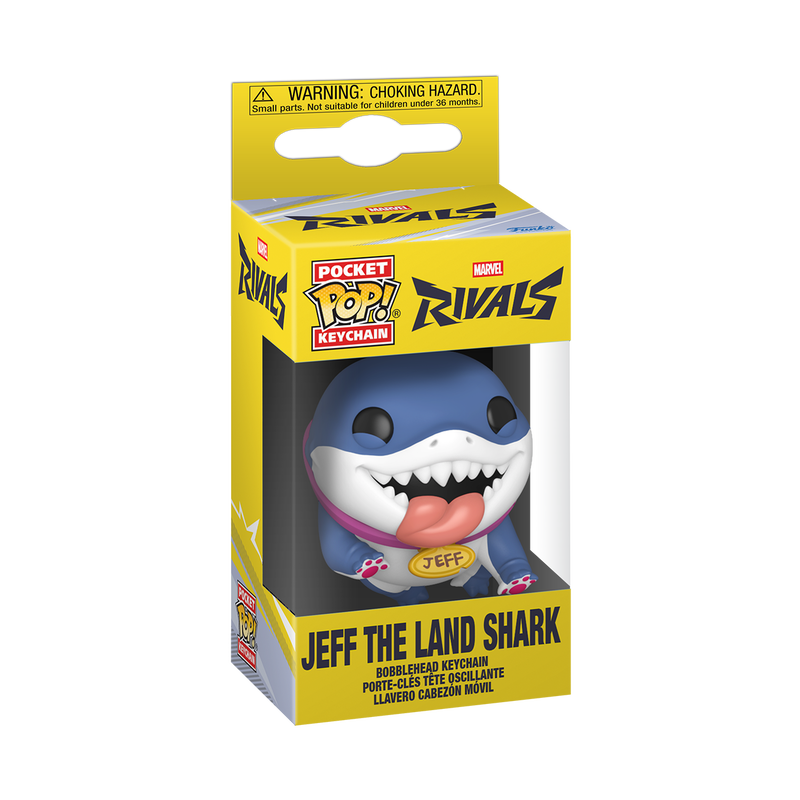 Funko Pocket Pop! Keychain Marvel Rivals Jeff the Land Shark