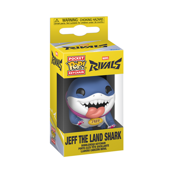 Funko Pocket Pop! Keychain Marvel Rivals Jeff the Land Shark