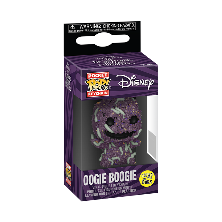 Funko Pocket Pop! Keychain Disney The Nightmare Before Christmas Oogie Boogie with Bugs Glow in the Dark
