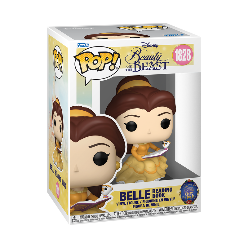 Funko Disney Beauty & The Beast Belle Reading Book Pop! Vinyl Figure