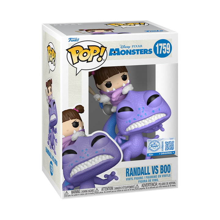 Funko Disney Pixar Monsters Inc. Randall vs. Boo Pop! Vinyl Figure