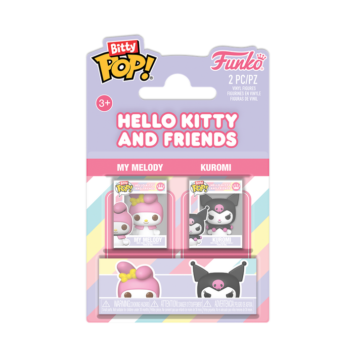 Funko Sanrio My Melody & Kuromi Bitty Pop! Vinyl Figure 2-Pack
