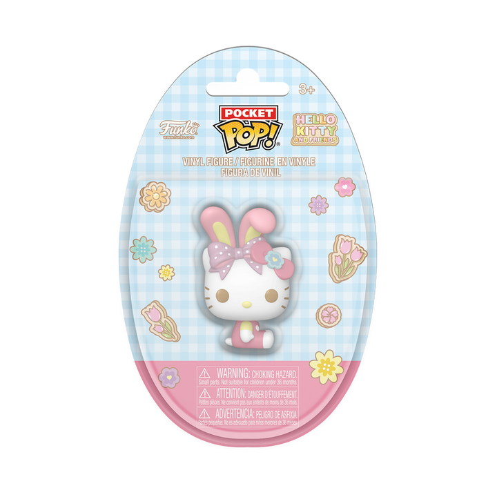 Funko Sanrio Hello Kitty with Bunny Ears Pocket Pop! Vinyl Figure