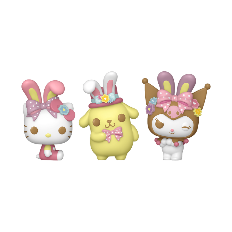 Funko Sanrio Hello Kitty & Friends with Bunny Ears Pocket Pop! Vinyl Figure 3-Pack