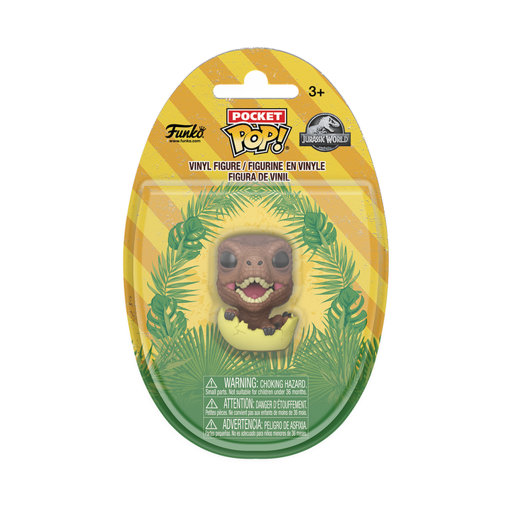 Funko Jurassic Park Velociraptor Hatchling (Egg) Pocket Pop! Vinyl Figure