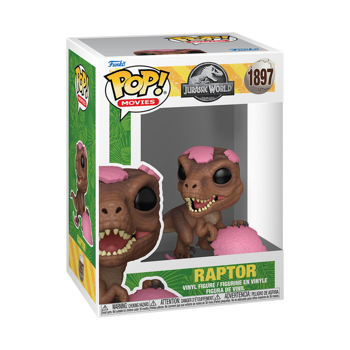 Funko Jurassic Park Raptor (Pink Egg) Pop! Vinyl Figure