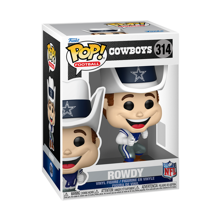 Funko NFL Dallas Cowboys Mascot Rowdy Pop! Vinyl Figure