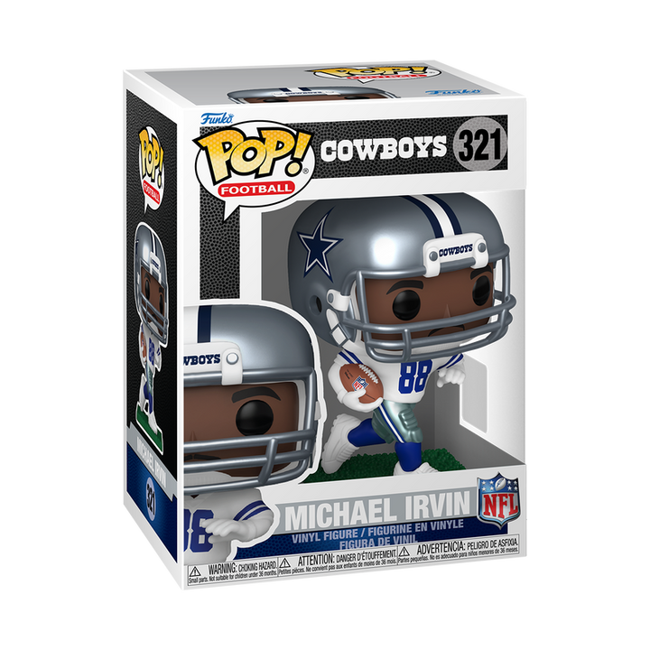 Funko NFL Dallas Cowboys Michael Irvin Pop! Vinyl Figure