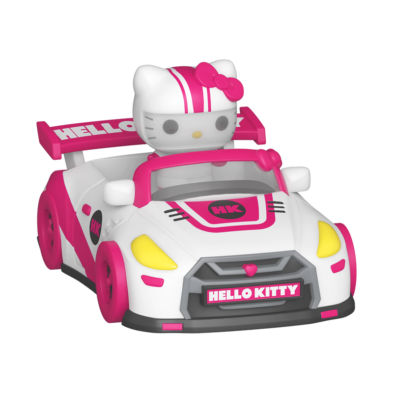 Funko Sanrio Hello Kitty in Racecar Bitty Pop! Rides Vinyl Figure