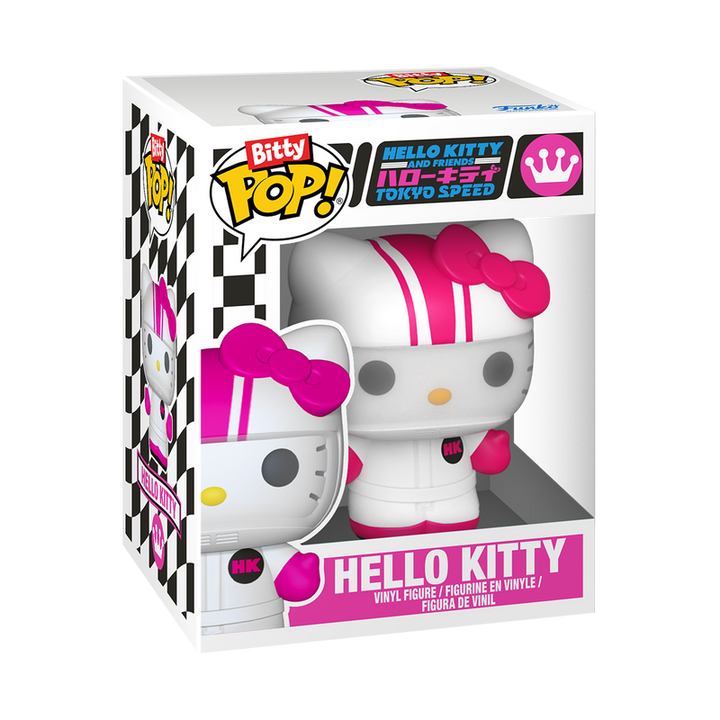 Funko Sanrio Hello Kitty in Racecar Bitty Pop! Rides Vinyl Figure