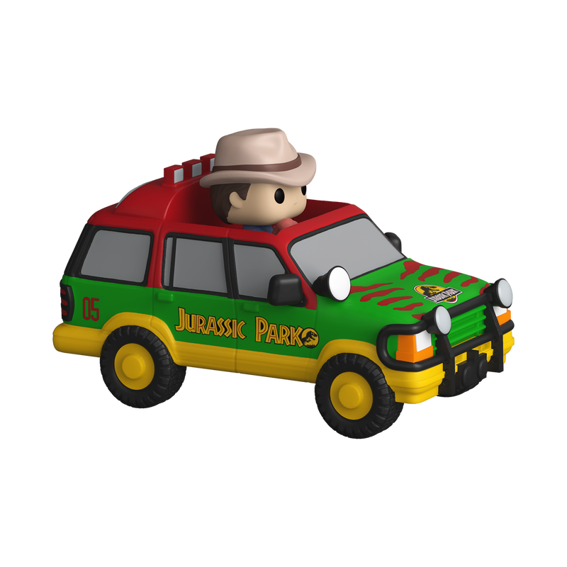 Funko Jurassic Park Dr. Alan Grant and SUV Bitty Pop! Rides Vinyl Figure